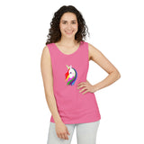 Lily the Unicorn Unisex Garment-Dyed Tank Top