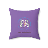 Lily the Unicorn Spun Polyester Square Pillow