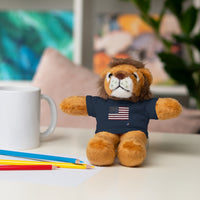 American Flag Stuffed Animals with Tee