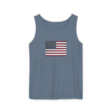 American Flag Unisex Garment-Dyed Tank Top