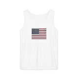 American Flag Unisex Garment-Dyed Tank Top