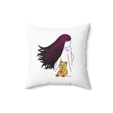 Lucy Love Spun Polyester Square Pillow