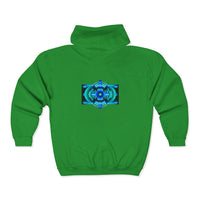 Classic Blue Unisex Heavy Blend™ Full Zip Hooded Sweatshirt