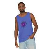 Purple Sun Unisex Garment-Dyed Tank Top