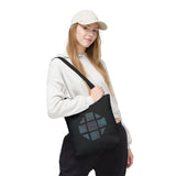 Teal Hex Tote Bag