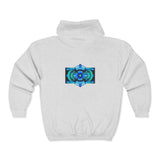 Classic Blue Unisex Heavy Blend™ Full Zip Hooded Sweatshirt