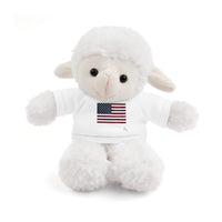 American Flag Stuffed Animals with Tee