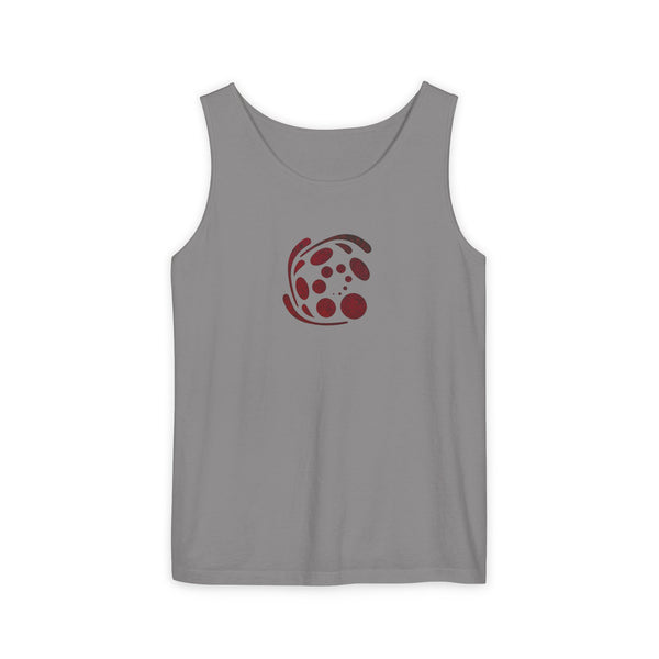 Spiral Red Unisex Garment-Dyed Tank Top