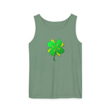 Clover Unisex Garment-Dyed Tank Top