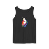 Lily the Unicorn Unisex Garment-Dyed Tank Top