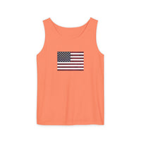American Flag Unisex Garment-Dyed Tank Top
