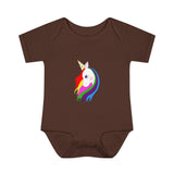 Lily the Unicorn Infant Baby Rib Bodysuit