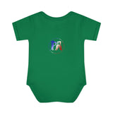 AMerican Flag Infant Baby Rib Bodysuit