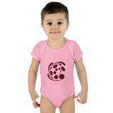 Spiral Red Infant Baby Rib Bodysuit