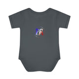 AMerican Flag Infant Baby Rib Bodysuit