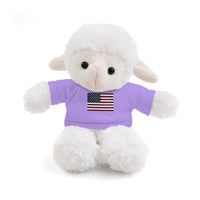 American Flag Stuffed Animals with Tee