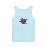 Purple Sun Unisex Garment-Dyed Tank Top