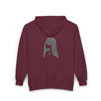 Graphite Lucy Unisex Heavy Blend™ Full Zip Hooded Sweatshirt