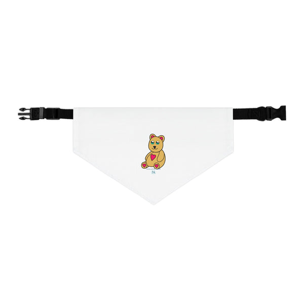 Peri Bear Pet Bandana Collar