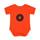 Orange Star Infant Baby Rib Bodysuit