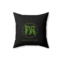 Rhyan's Note Spun Polyester Square Pillow