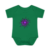 Purple Sun Infant Baby Rib Bodysuit