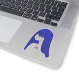 Blue Lucy Kiss-Cut Stickers
