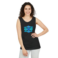 Classic Blue Unisex Garment-Dyed Tank Top