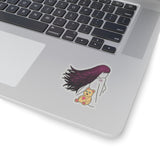 Lucy Love Kiss-Cut Stickers