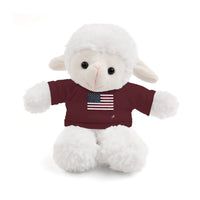 American Flag Stuffed Animals with Tee