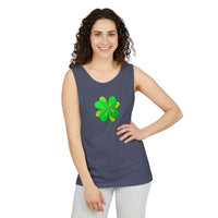 Clover Unisex Garment-Dyed Tank Top
