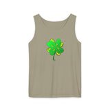 Clover Unisex Garment-Dyed Tank Top
