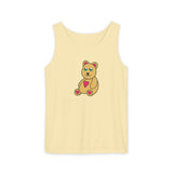 Peri Bear Unisex Garment-Dyed Tank Top