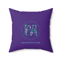 Sandy the Sloth Spun Polyester Square Pillow
