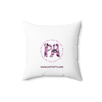 Lucy Love Spun Polyester Square Pillow