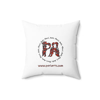Squirrel Spun Polyester Square Pillow