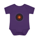 Orange Star Infant Baby Rib Bodysuit