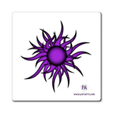 Purple Sun Magnets