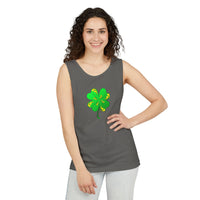 Clover Unisex Garment-Dyed Tank Top