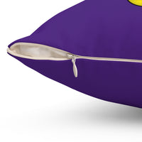 Shell Bell Spun Polyester Square Pillow