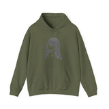 Graphite Lucy Unisex Heavy Blend™ Hooded Sweatshirt