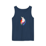 Lily the Unicorn Unisex Garment-Dyed Tank Top