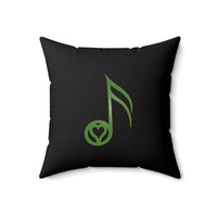 Rhyan's Note Spun Polyester Square Pillow