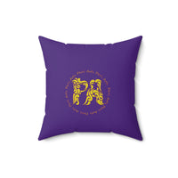 Shell Bell Spun Polyester Square Pillow