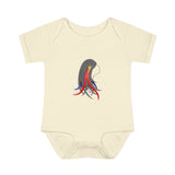 4th of July Lucy Infant Baby Rib Bodysuit