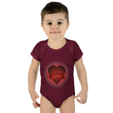 Heartmail Infant Baby Rib Bodysuit