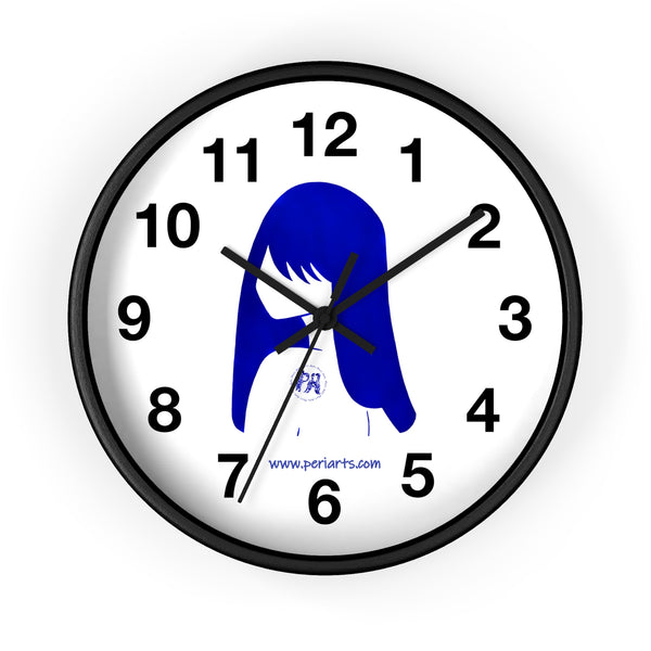 Blue Lucy Wall Clock