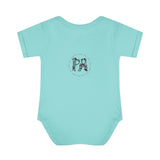 Teal Hex Infant Baby Rib Bodysuit