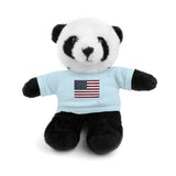 American Flag Stuffed Animals with Tee