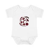 Spiral Red Infant Baby Rib Bodysuit